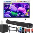 Samsung DU7200 43  Crystal 4K UHD Smart TV (2024) with Deco Gear Home Theater Bundle Online