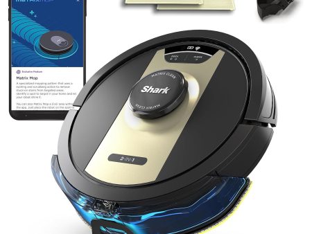 Shark Matrix 2-in-1 Robot Vacuum Mop with Sonic Mopping, RV2410WD - Refurbished Online Sale