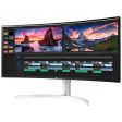 LG 38WN95C-W 38  UltraWide QHD+ IPS Curved Monitor, NVIDIA G-SYNC + Accessories Kit Hot on Sale