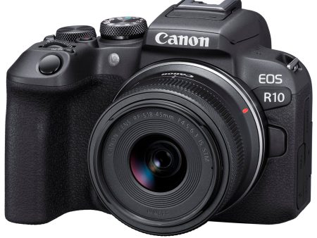 Canon EOS R10 Mirrorless APS-C Camera with RF-S 18-45MM F4.5-6.3 IS STM Lens 5331C009 Online Sale