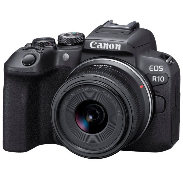 Canon EOS R10 Mirrorless APS-C Camera with RF-S 18-45MM F4.5-6.3 IS STM Lens 5331C009 Online Sale