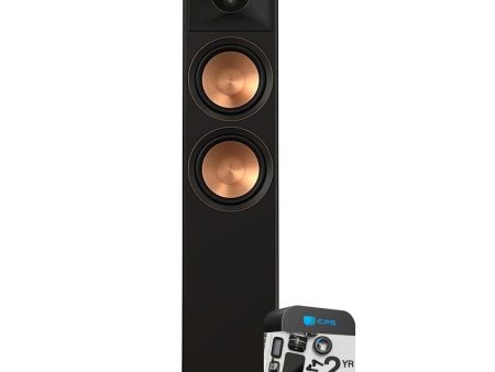 Klipsch High-Fidelity Floorstanding Speaker with Bass Ebony + 2 Year Warranty Fashion