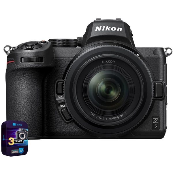 Nikon Z5 Full Frame Mirrorless Camera w 24-50mm f 4-6.3 Lens +3 Year Extended Warranty Supply