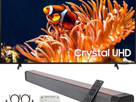 Samsung DU8000 55  Crystal 4K UHD Smart TV (2024) + Premium Soundbar + Mount Kit Online now