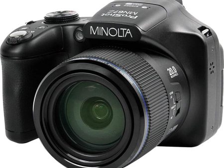 Minolta MN67Z 20MP   1080p HD Bridge Digital Camera w 67x Optical Zoom (Black) Hot on Sale