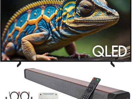 Samsung QN43Q60D 43 Inch QLED 4K Smart TV (2024) + Premium Soundbar + Mount Kit Supply