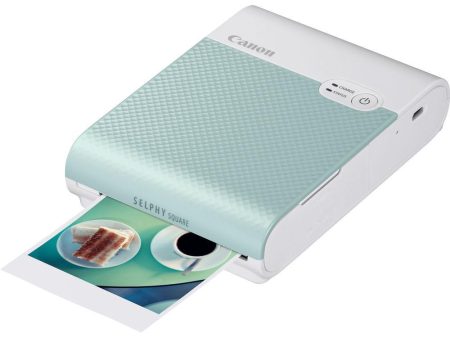 Canon SELPHY Square QX10 Compact Photo Printer - Green (4110C001) For Sale