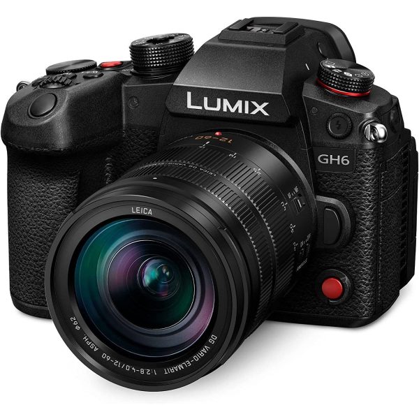 Panasonic LUMIX GH6 Mirrorless 25MP 4K Camera with LEICA 12-60mm F2.8-4 Lens Kit DC-GH6LK on Sale