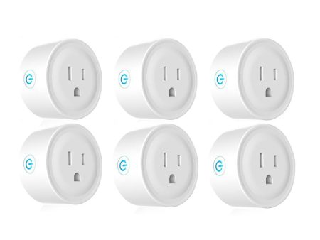 Deco Gear 6 Pack WiFi Smart Plug (Compatible with Amazon Alexa & Google Home) Fashion