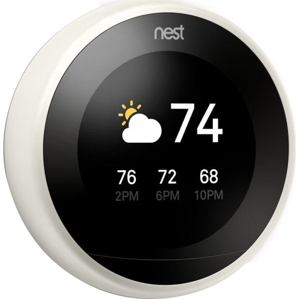 Google Nest Learning Thermostat (3rd Generation, White) - Open Box Online Hot Sale