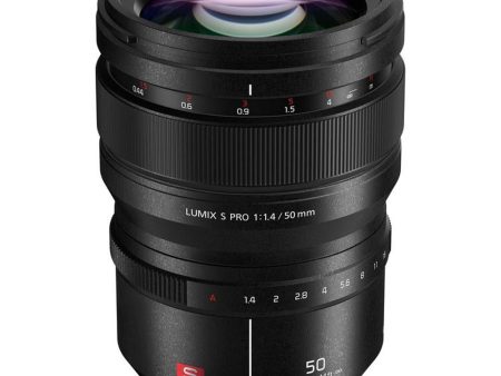 Panasonic LUMIX S PRO 50mm F1.4 Lens for L-Mount Mirrorless Full Frame Cameras S-X50 Sale