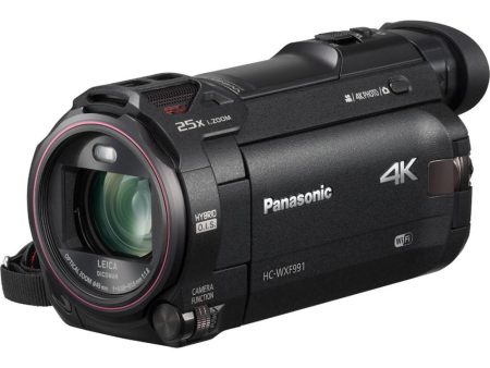 Panasonic HC-WXF991K 4K Ultra HD Camcorder with Wi-Fi, Multi Scene Twin Camera - Black Discount