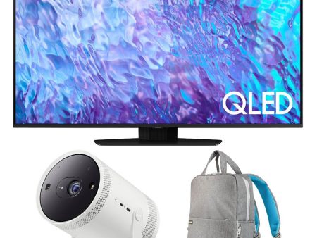 Samsung QN98Q80CA 98  QLED 4K TV (2023) Bundle with The Freestyle Projector and Backpack Online now