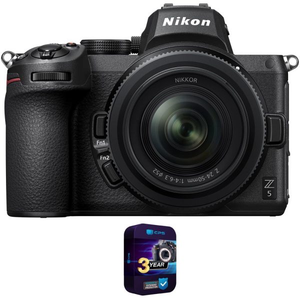 Nikon Z5 Full Frame Mirrorless Camera w 24-50mm f 4-6.3 Lens +3 Year Extended Warranty Supply