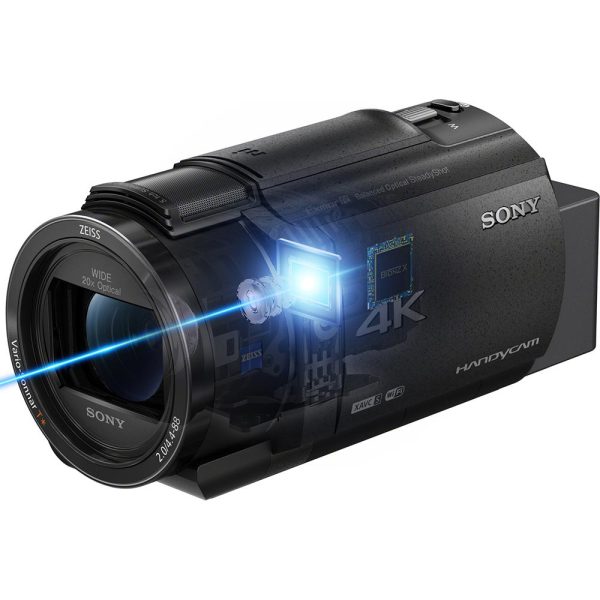 Sony FDR-AX43 Digital Video 4K Handycam Camcorder with Exmor R CMOS Sensor - Open Box Cheap