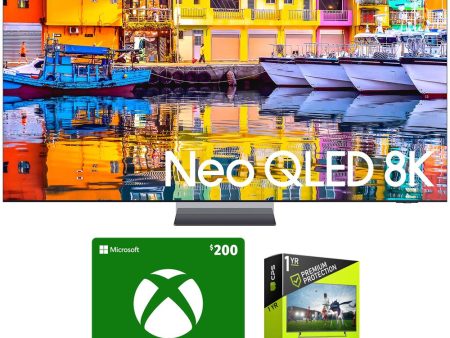 Samsung 85  Neo QLED 8K Smart TV (2024) + $200 Xbox Gift Card + Warranty Bundle Online Sale