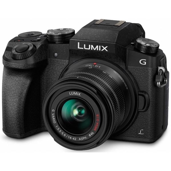 Panasonic LUMIX G7 Interchangeable Lens 4K UHD Blk DSLM Camera w 14-42mm Lens - OPEN BOX Online Sale