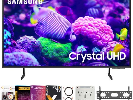 Samsung DU7200 43 Inch Crystal 4K UHD Smart TV (2024) with Movies Streaming Pack For Sale