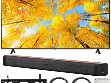 LG UQ7590PUB 70  HDR 4K UHD Smart TV w  Deco Home 60W Soundbar Bundle Discount