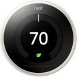 Google Nest Learning Thermostat (3rd Generation, White) - Open Box Online Hot Sale