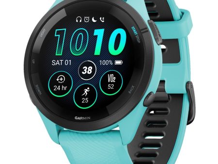 Garmin Forerunner 265 GPS Smartwatch, Aqua Black Sale